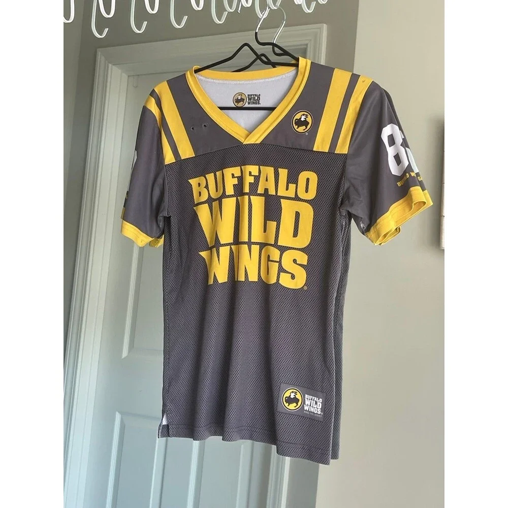 Tops | Rare Gray And Yellow Buffalo Wild Wings Bdubs 82 Football
